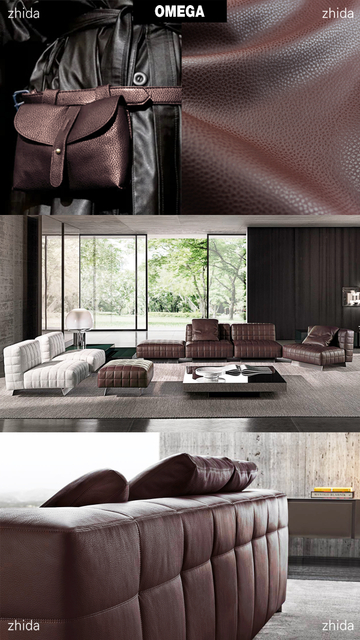 Textile Cowhide Pattern Skin Sensation Leather Furniture Fabric