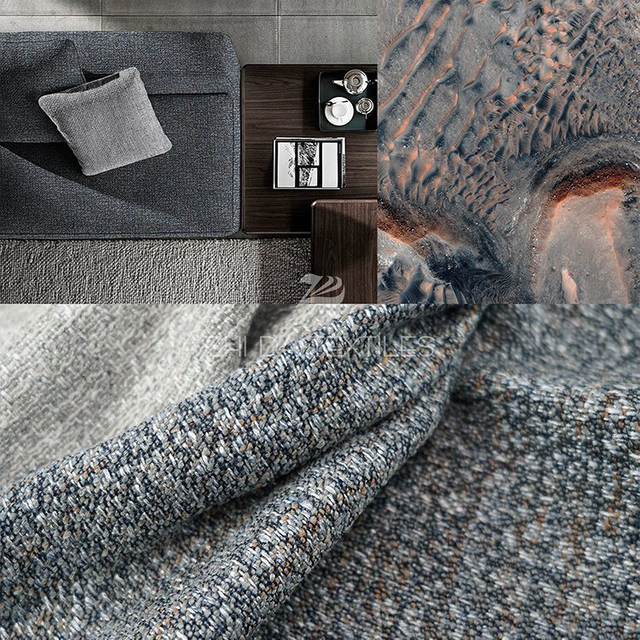 Milano Colorful Yarn-Dyed Linen Sofa Upholstery Covering Furniture Fabric