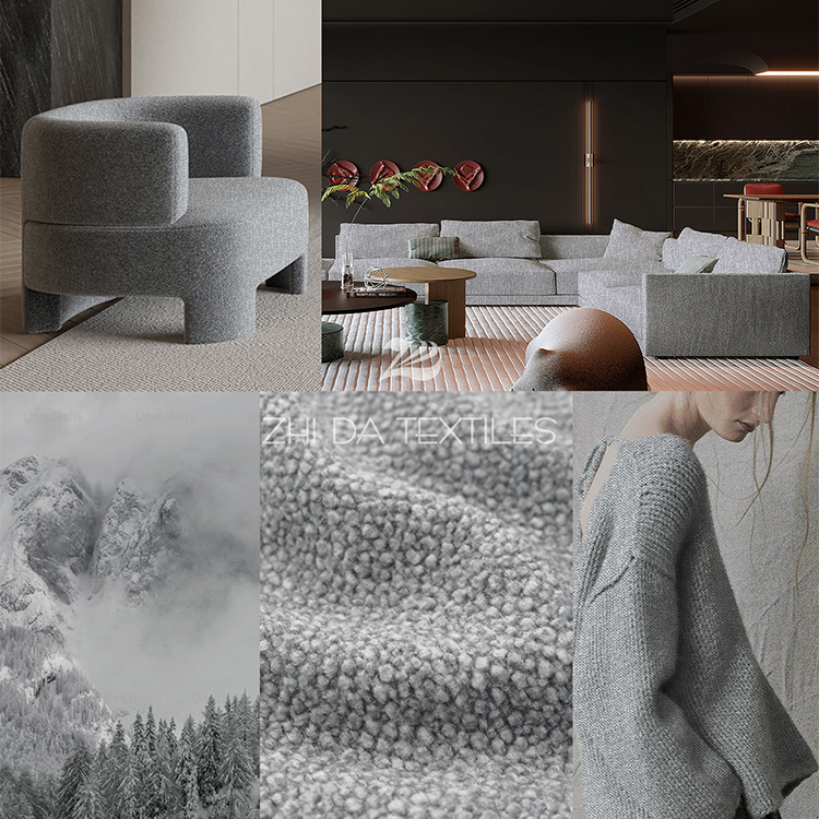 Monet 3D Printing Skin Feel Velvet Sofa Coveing Fabric
