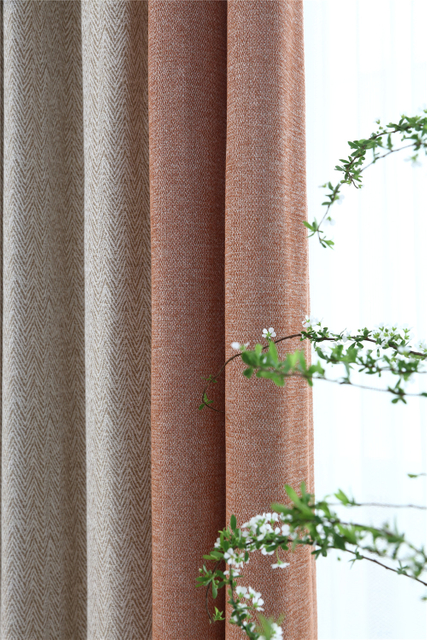 Bedroom Autumn Curtain Fabric