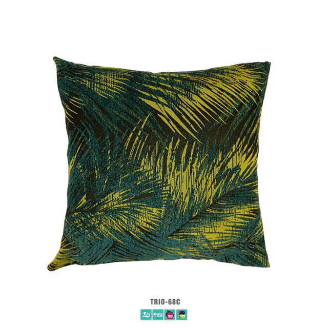Home Bedding Jungle Beauty Jacquard Sofa Fabric Upholstered Pillow