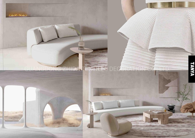 Economic Cotton Linen Christmas Decoration Sofa Covering Fabric