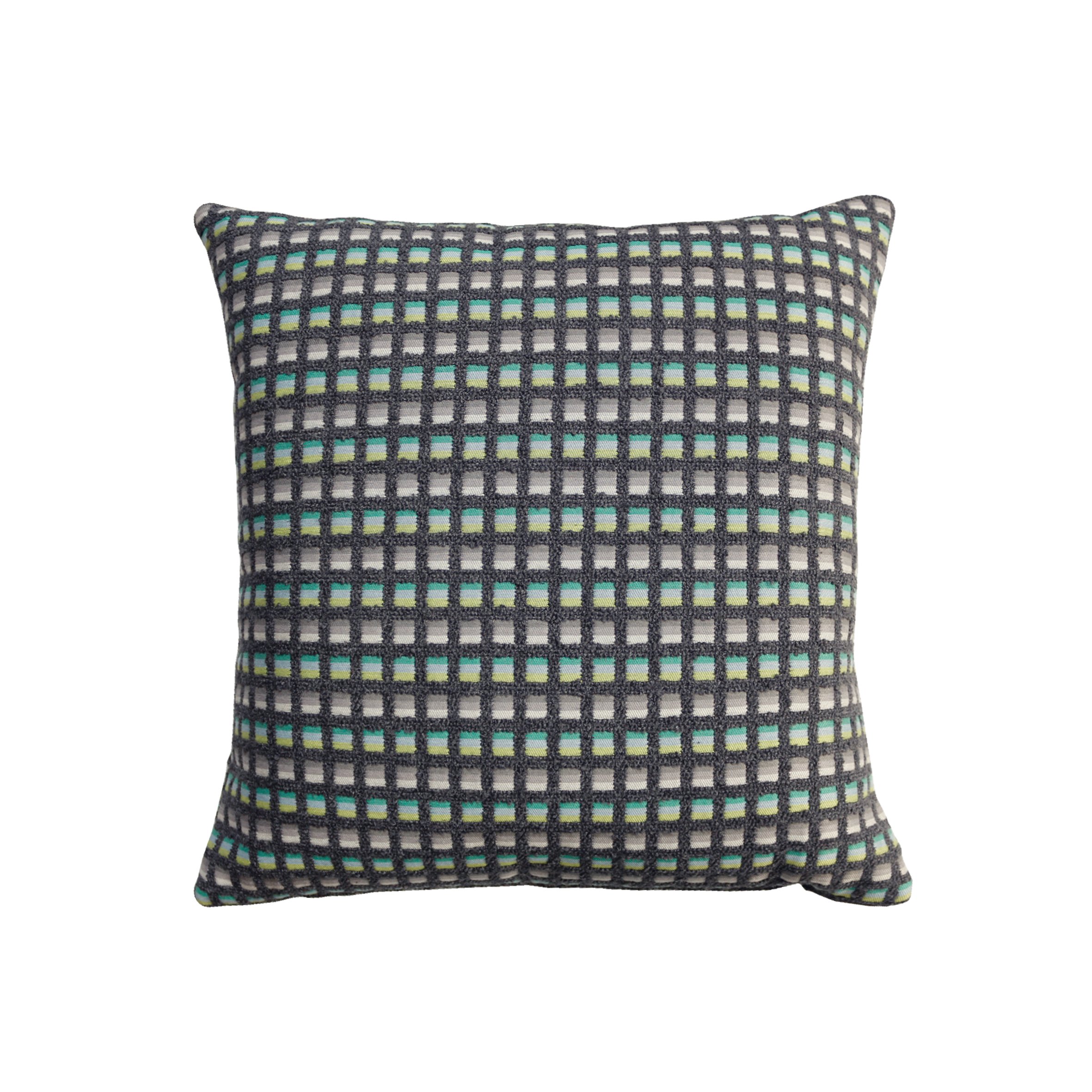 Hotel Bedding Rainbow Grid Pattern Upholstery Sofa Fabric Pillow