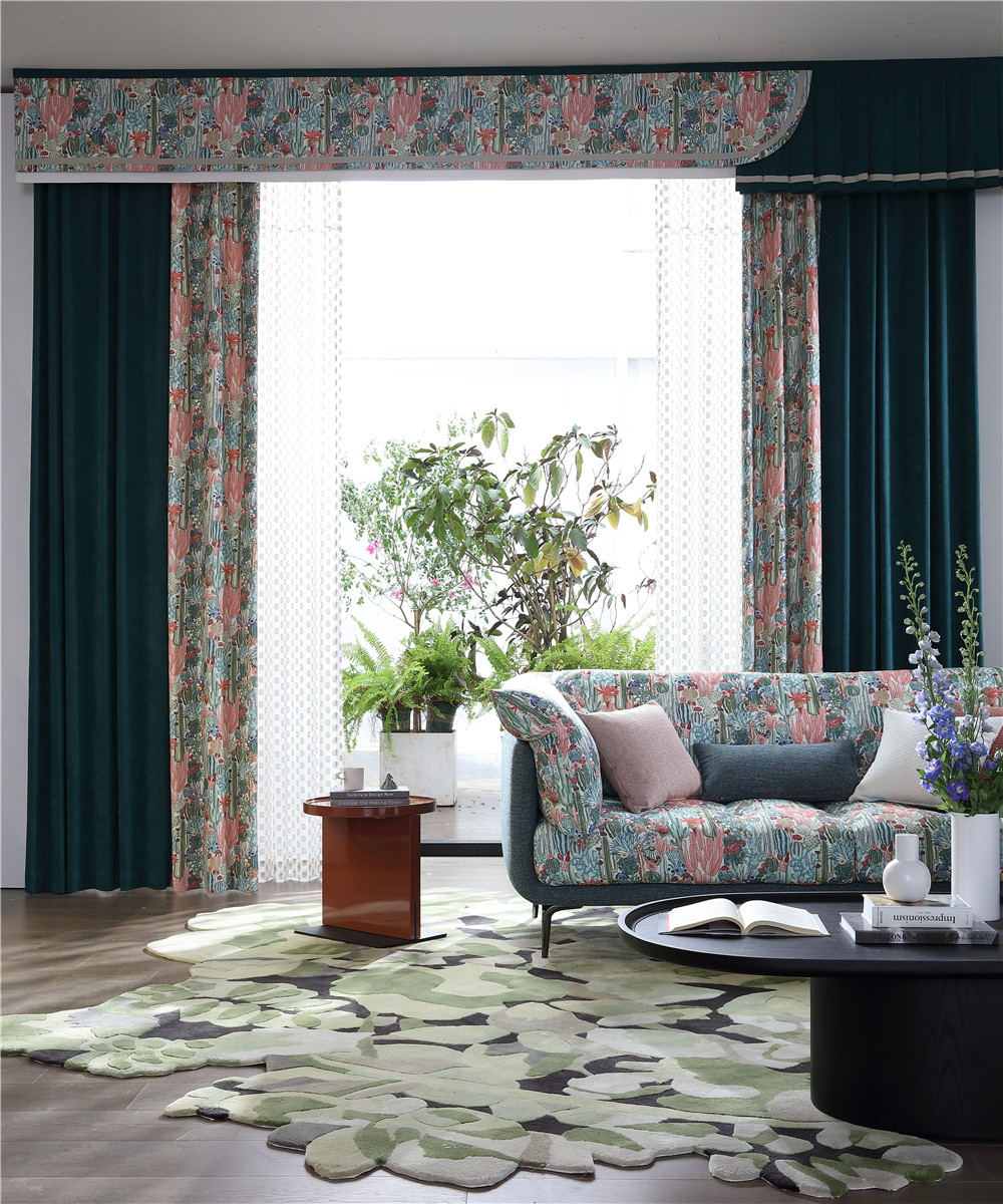 Home Textiles Living Room Colorful Curtain