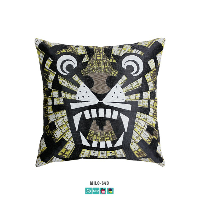 Hotel Bedding Upscale Silk Style Jacquard Upholstered Pillow