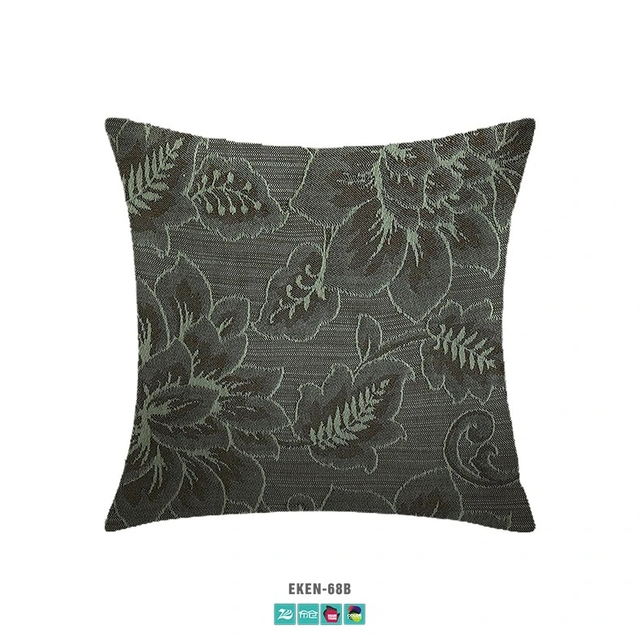 Home Bedding Fashion Cotton Linen Abstract Flower Upholstered Pillow