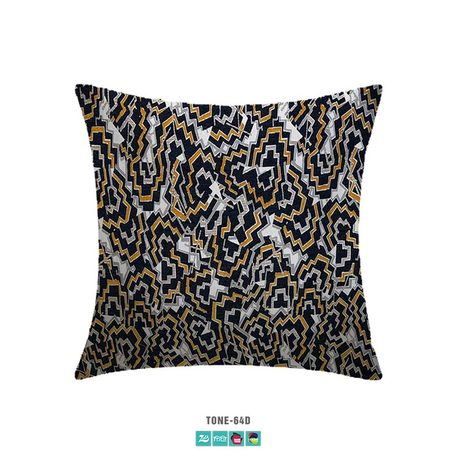 Home Bedding Fashion Illusion Jacquard Sofa Fabric Upholstered Pillow