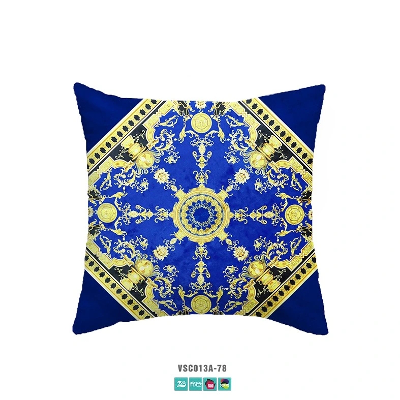 Home Bedding Digital Printing Empress Auspicious Pattern Upholstered Pillow