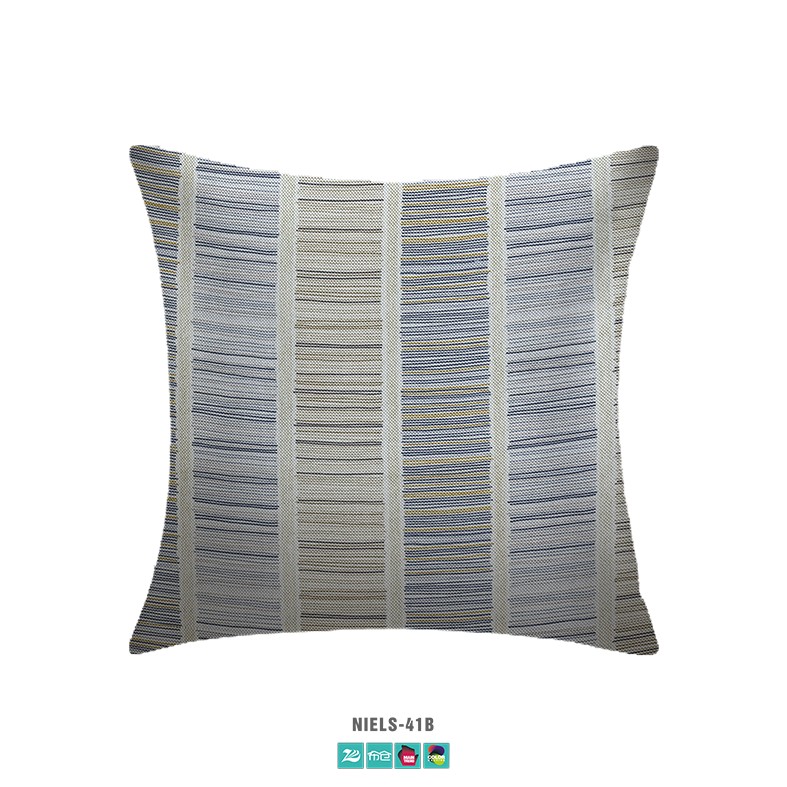 Hotel Bedding High-End Stripe Printing Jacquard Upholstered Pillow