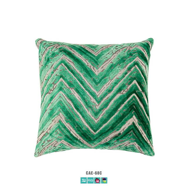 Home Bedding Luxurious Cut Velvet Jacquard Upholstered Couch Cushion