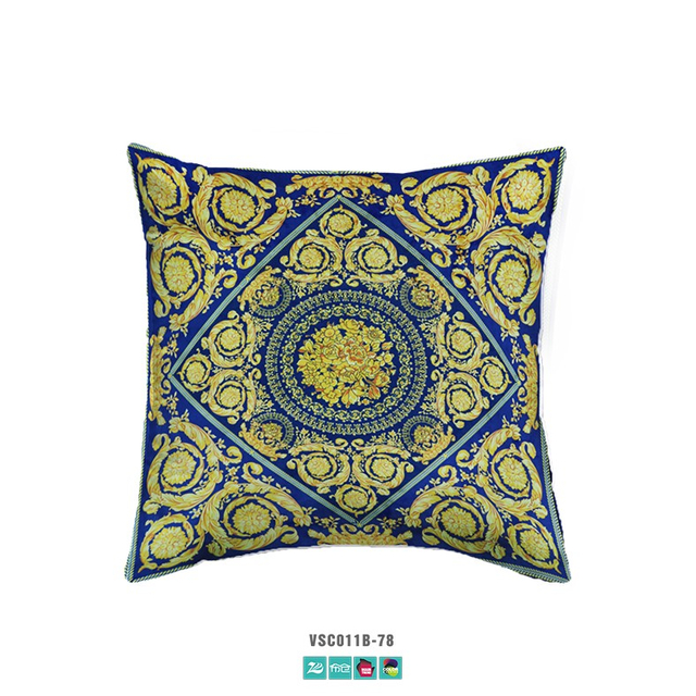 Home Bedding Upscale European Style Digital Printing Upholstered Pillow