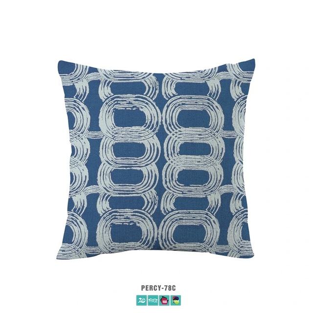Home Bedding Artistic Iron Ring Sofa Fabric Upholstered Pillow