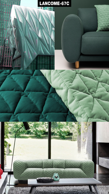 Textile Quilted Skin Feeling Christmas Decoration Velvet Sofa Covering Fabric