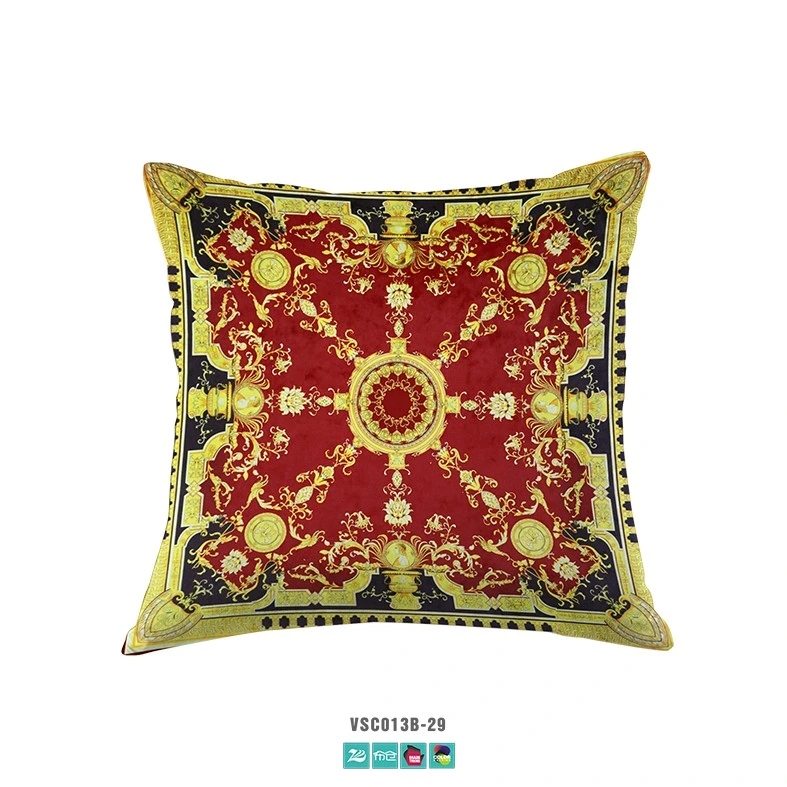 Home Bedding Digital Printing Empress Auspicious Pattern Upholstered Pillow