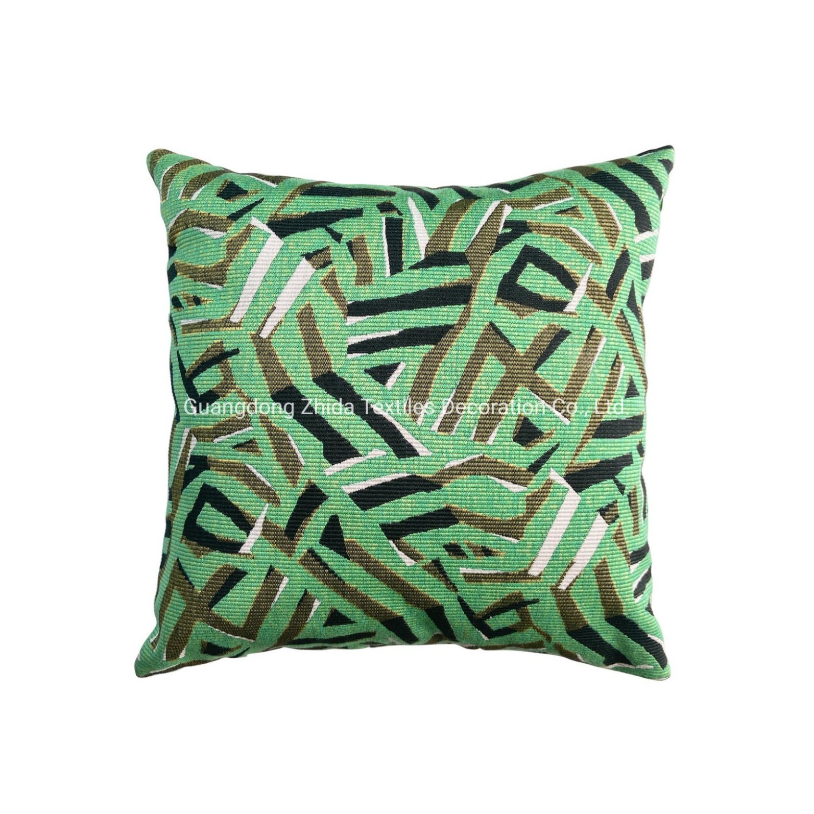18 Inch Jacquard Fabric Weaving Polyester Insert Decorative Pillow Almofada