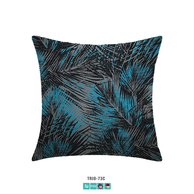 Home Bedding Jacquard Yarn Dyed Decorative Throw Pillow Fabric