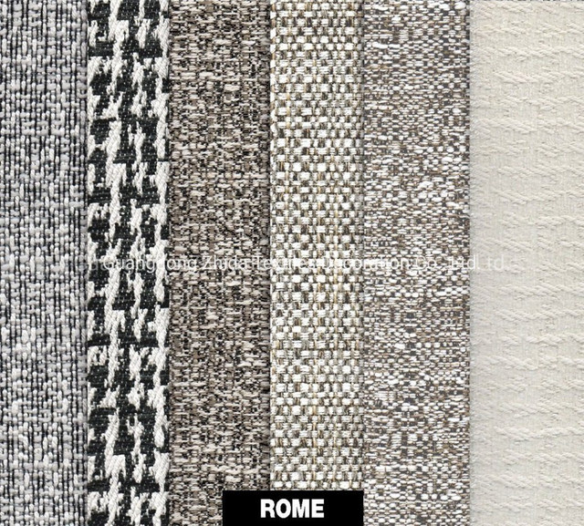 Zhida Minotti Italy Jacquard Linen Christmas Decoration Sofa Covering Fabric