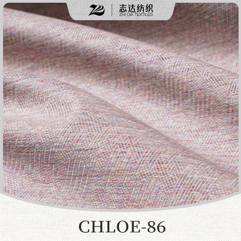Monet Color Silk Linen Designer Project Selective Fabric Chloe-86