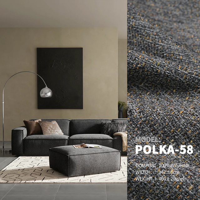 Ready Stock Double Color Cotton&Linen Designer Project Selective Fabric Polka-58