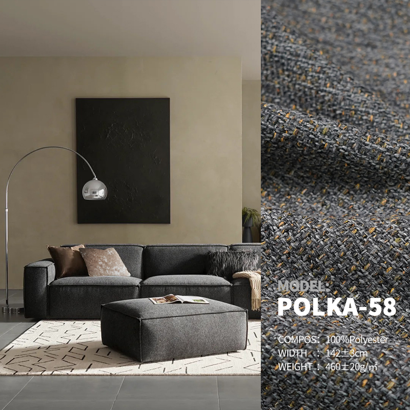 Ready Stock Double Color Cotton&Linen Designer Project Selective Fabric Polka-58