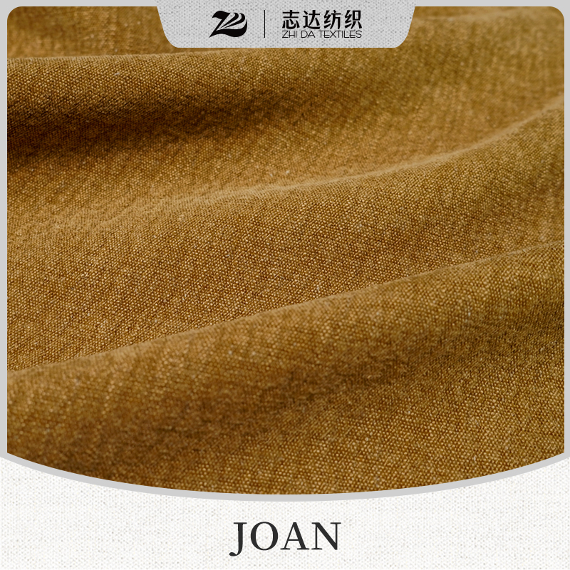 Home Textiles Hot-Sale Furniture Upholstery Chenille Cotton Linen Sofa Fabric Joan