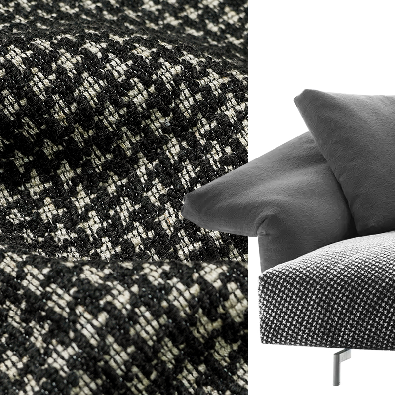New Design Modern Style Polyester Linen Sofa Chair Home Fabric