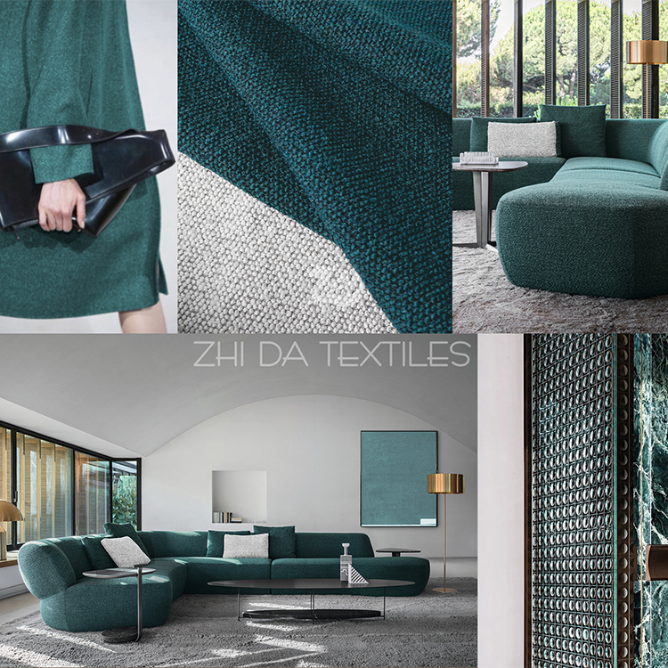 Hotel Deco Wabi-Sabi Style Grainness Interior Upholstery Furniture Fabric