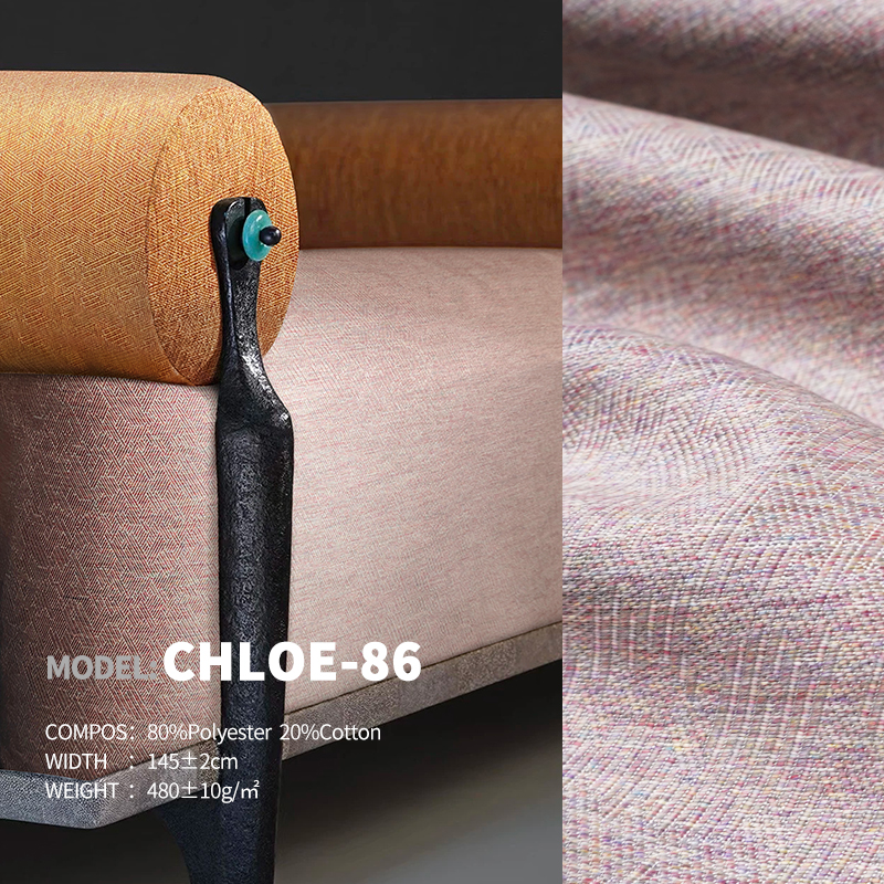 Monet Color Silk Linen Designer Project Selective Fabric Chloe-86