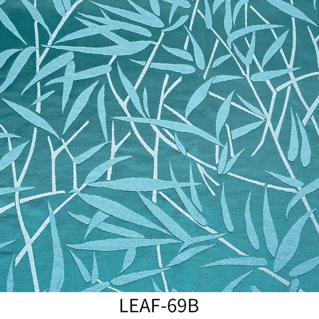 Ready Stock Chinese Style Jacquard Upholstery Designer Project Selective Fabric Leaf-69b