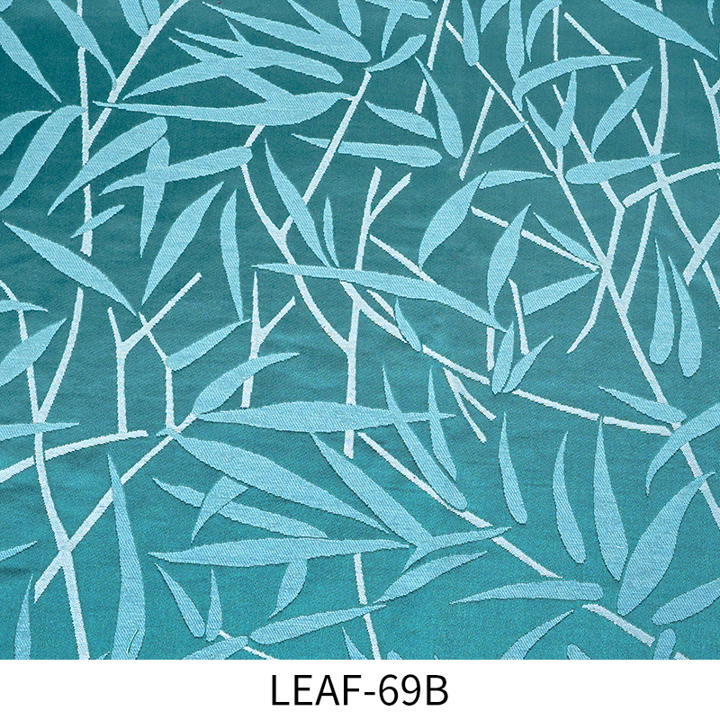 Ready Stock Chinese Style Jacquard Upholstery Designer Project Selective Fabric Leaf-69b