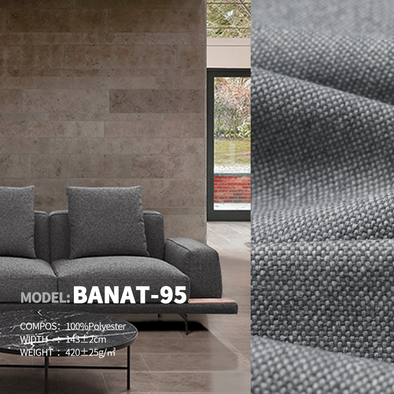 Polyester Jacquard Cotton&Linen Designer Project Selective Fabric Banat-95