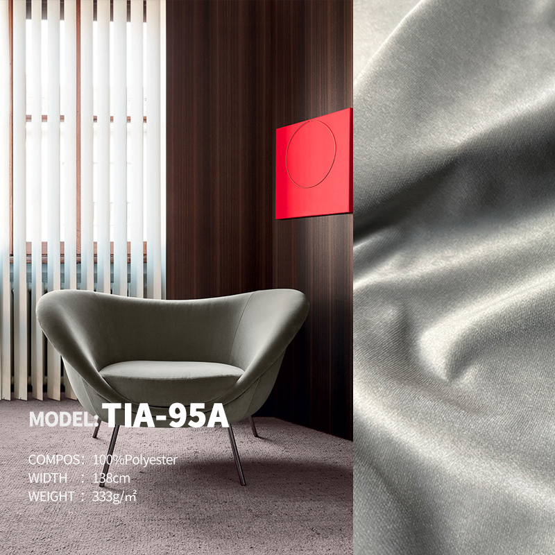 Advanced Glossy Velvet Ready Stock Designer Project Selective Fabric Tia-95A