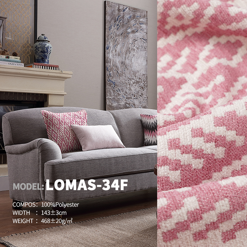 Ready Stock Indian Totem Jacquard Chenille Designer Project Selective Fabric Lomas-34f