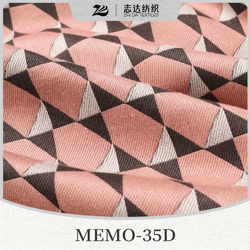 Poetic Style Ready Stock Jacquard Designer Project Selective Fabric Memo-35D