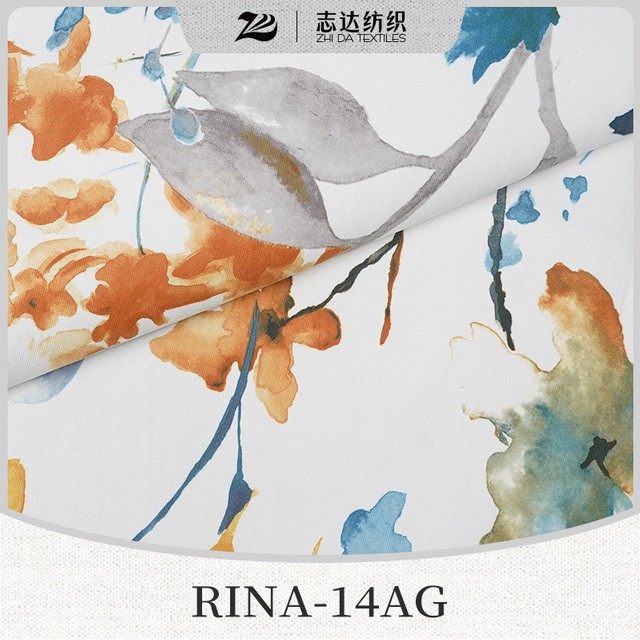 Ready Stock Fashion Jacquard Designer Project Selective Sofa Fabric Rina-14AG