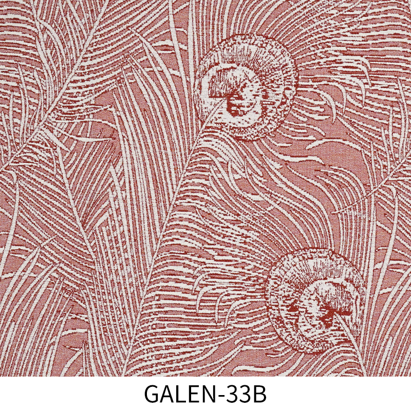 Ready Stock High-Grade Peacock Jacquard Chenille Designer Project Selective Fabric Galen-33b