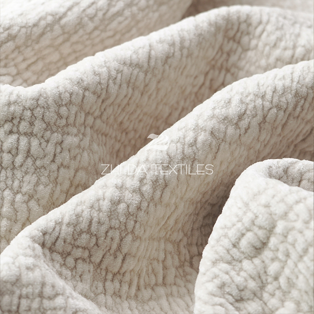 Wabi-Sabi Style Textile Tree Pattern Upholstery Chenille Sofa Covering Fabric