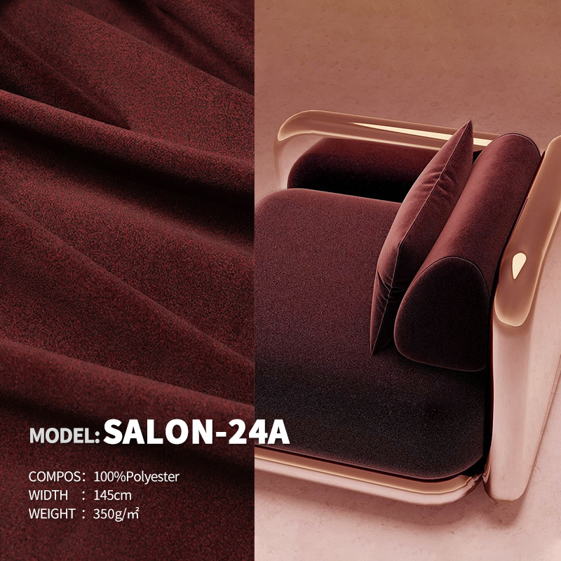 Fashion 3D Style Velvet Ready Stock Designer Project Selective Fabric Salon-24A