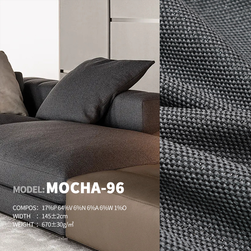 Italian Simple Style Ready Stock Upholstery Designer Project Selective Fabric Mocha-96