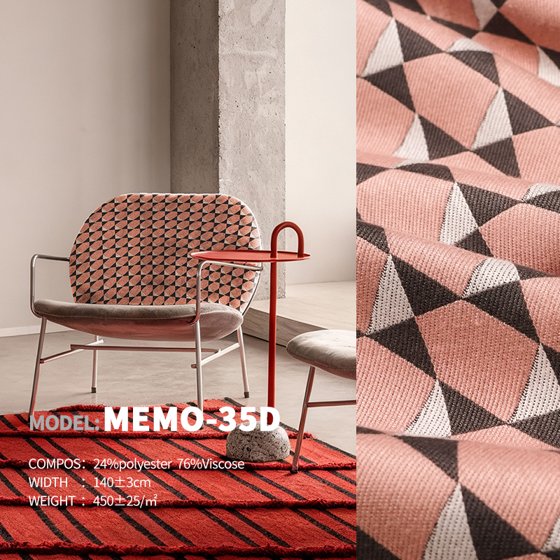 Poetic Style Ready Stock Jacquard Designer Project Selective Fabric Memo-35D