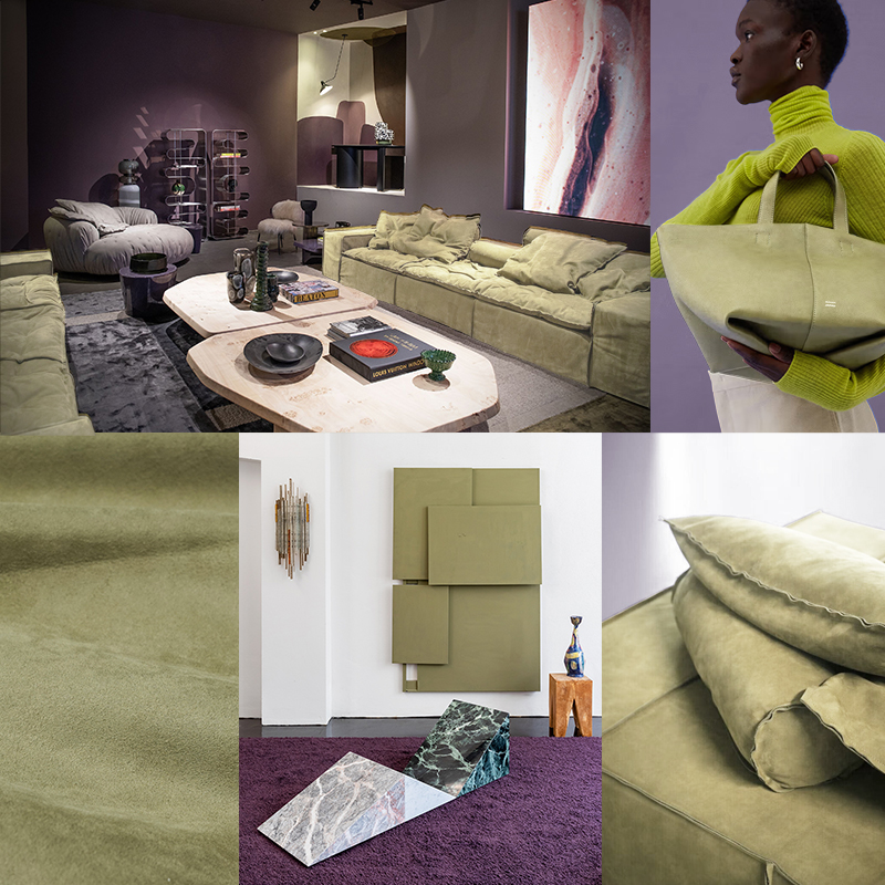 100, 000 Rubs High Resistant Durable Upholstery Synthetic Nubuck Leather