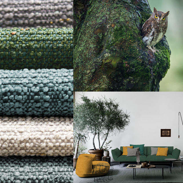 Colorful Yarn Dyed Cotton Linen Furniture Sofa Covering Fabric