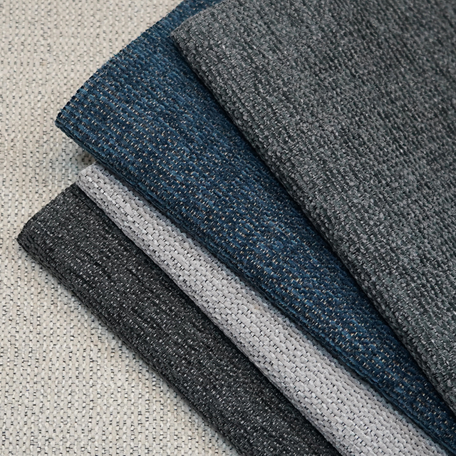 Customized Color Blended Chenille Sofa Covering Furniture Fabric