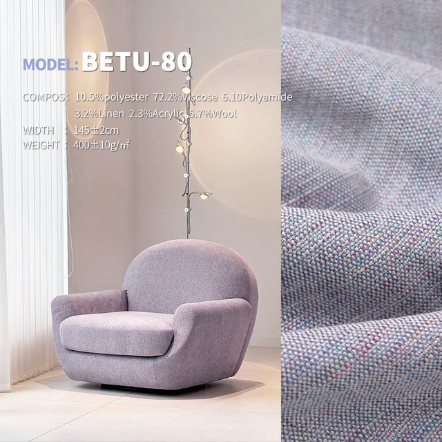 Monet Style Bamboo Colored Spinning Ready Stock Designer Project Selective Fabric Betu-80