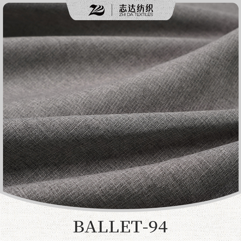 Ready Stock Gray Cotton&Linen Upholstery Designer Project Selective Sofa Fabric Ballet-94