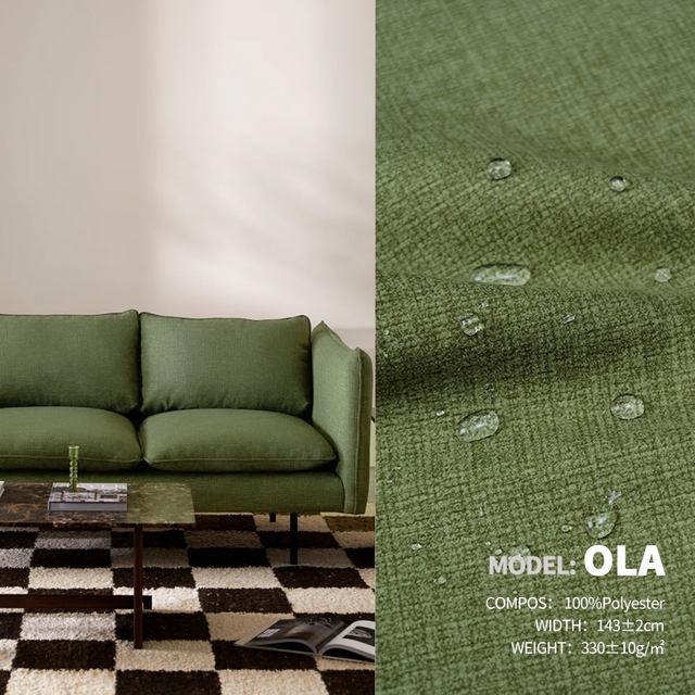 China Home Textile Velvet 100% Polyester Sofa Fabric for Upholstery Furniture Chair Ola