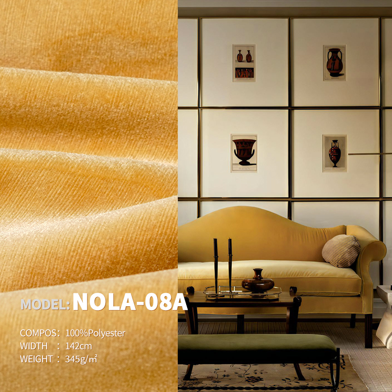 Classic Ultra Soft Plush Ready Stock Designer Project Selective Fabric Nola-08A