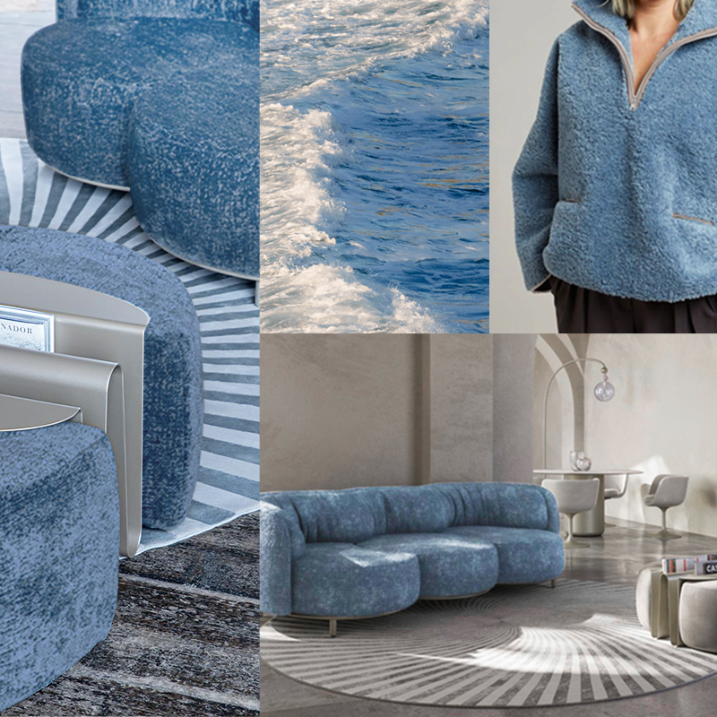  100% Polyester Velvet Sofa Material Fabric for Furniture Upholstery Home Textile Muji-A
