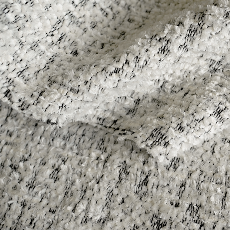 Large Woven Texture Long Velvet Chenille Upholstery Fabric for Furniture