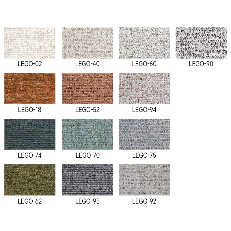 Large Woven Texture Long Velvet Chenille Upholstery Fabric for Furniture